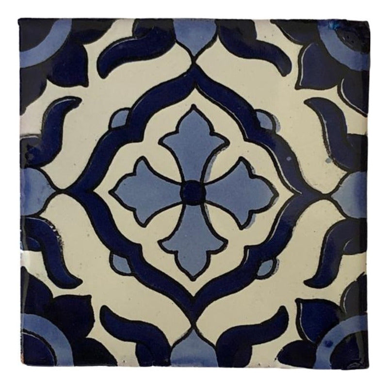 Azulejo Artesanal Talavera Liso 90pz #acln-26