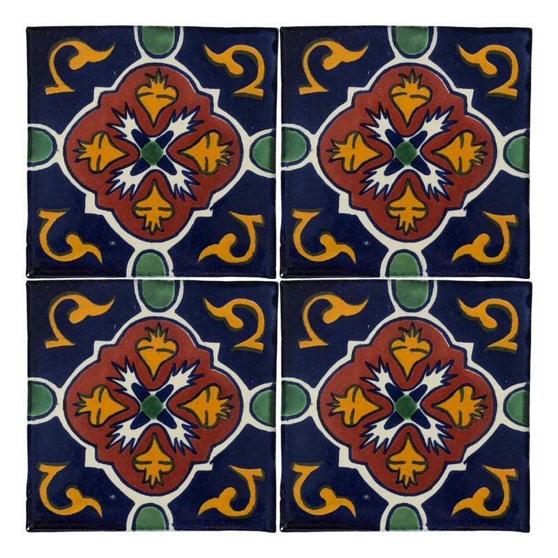 Azulejo Artesanal Talavera Liso 90pz #acln-38