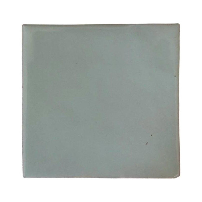 Azulejo 10.5cm Artesanal Talavera Liso 90pz Colores  Verde Menta