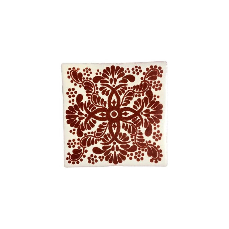 Azulejo 10.5cm Artesanal Talavera Liso 90pz #acls Acls-75