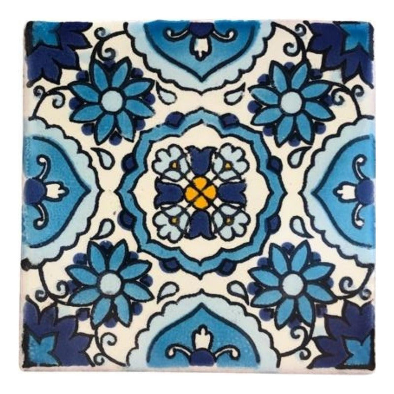 Azulejo Artesanal Talavera Liso 90pz #acln-50
