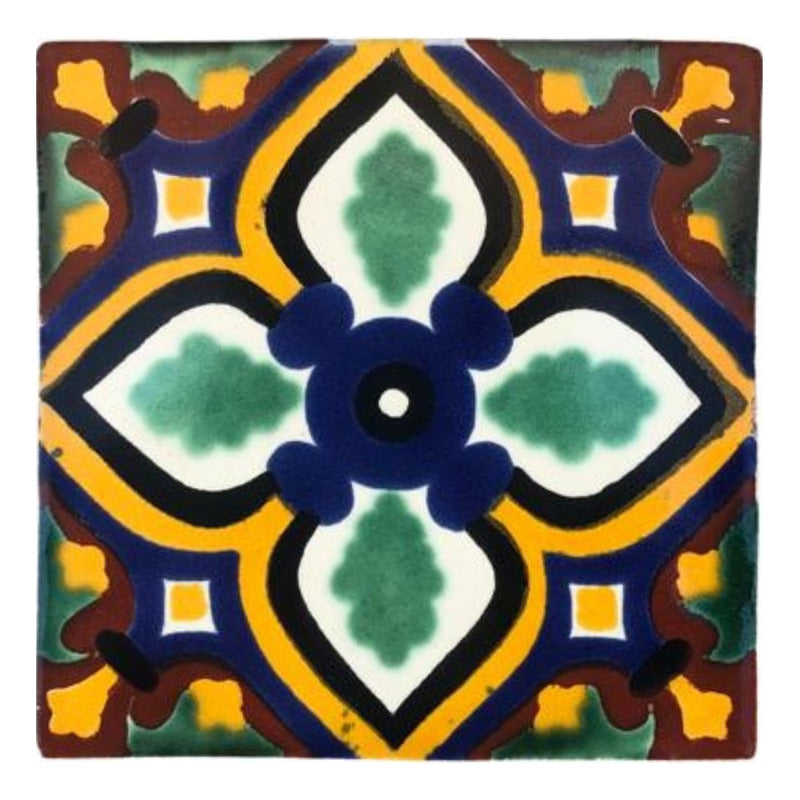 Azulejo Artesanal Talavera Liso 90pz #acln-46