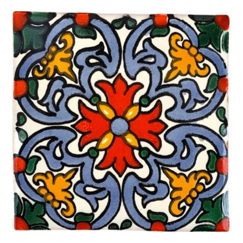 Azulejo Artesanal Talavera Liso 90pz #acln-45