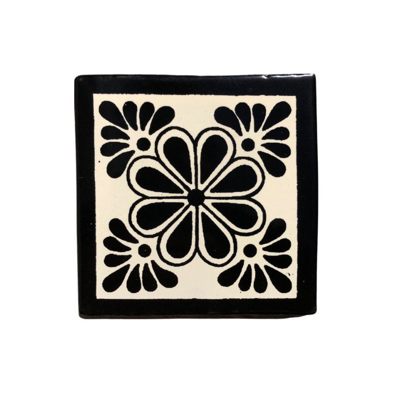 Azulejo 10.5cm Artesanal Talavera Liso 90pz #acls-111