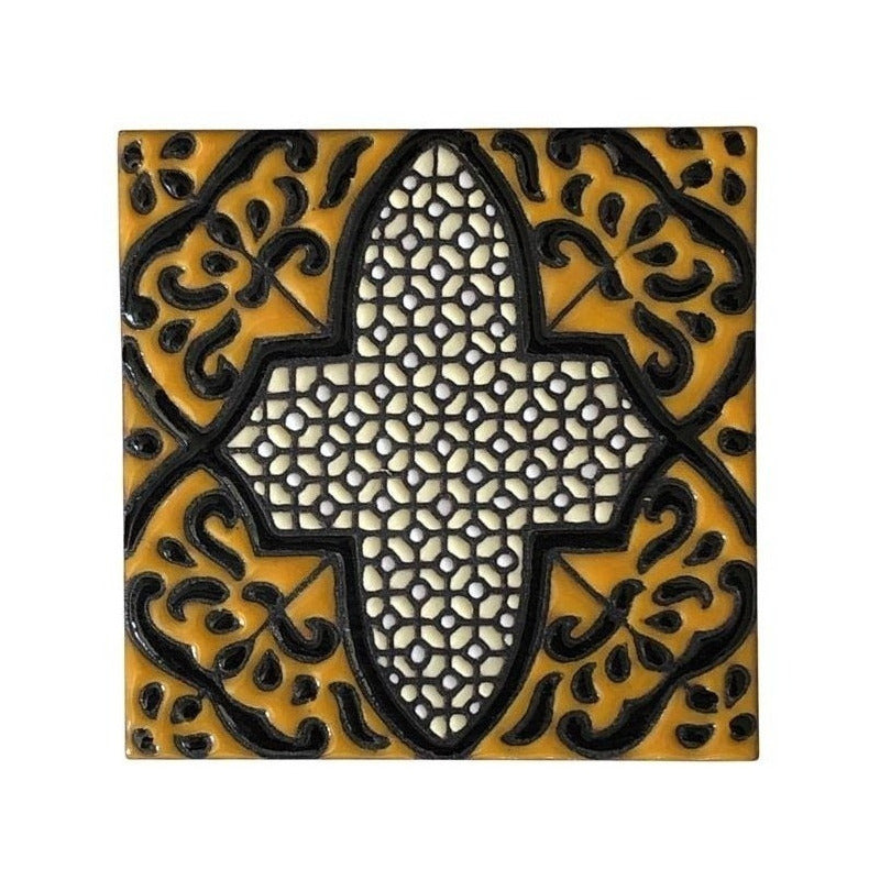 Azulejo Artesanal Tipo Talavera Relieve 90pz #acrs-35
