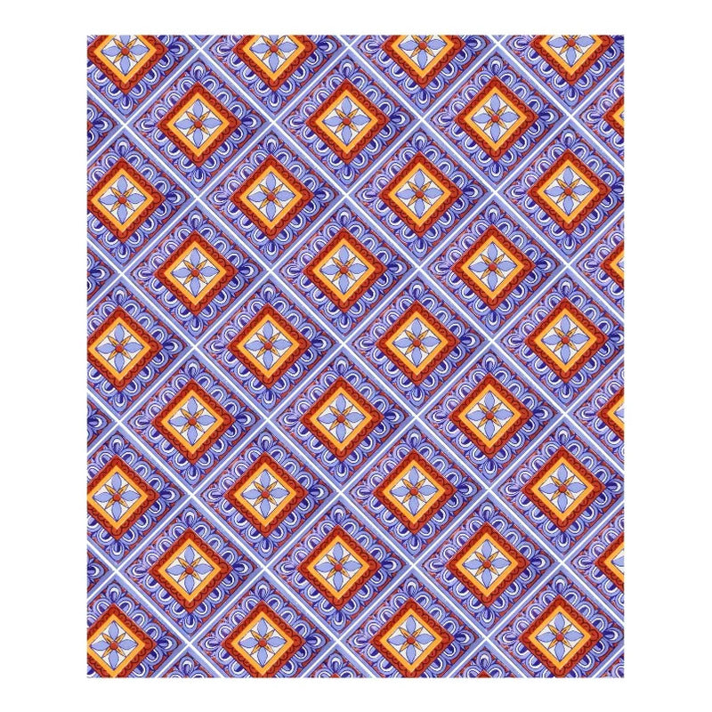 Azulejo Cerámico Artesanal 1m2  Alhambra 04 Blanco