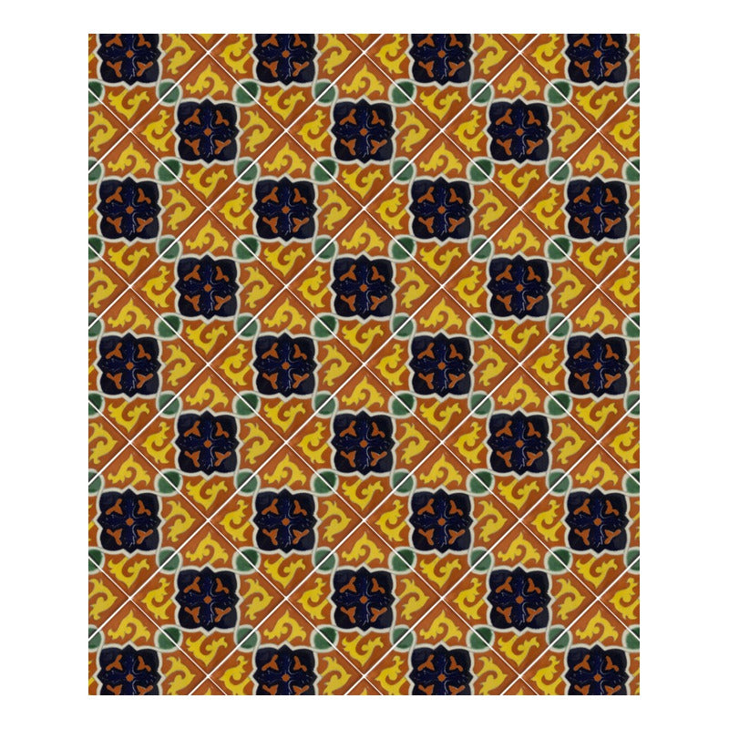 Azulejo Artesanal Tipo Talavera Liso 90pz #acln-30