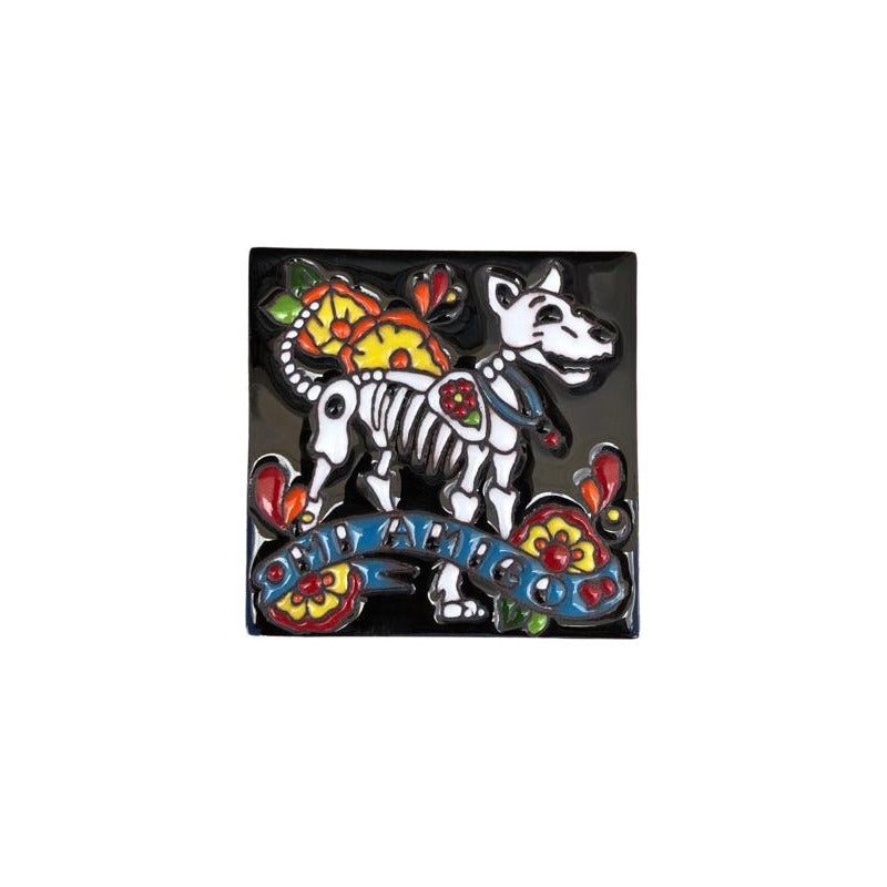 Azulejo 11cm Artesanal Tipo Talavera Relieve 90pz #acre Acre-04