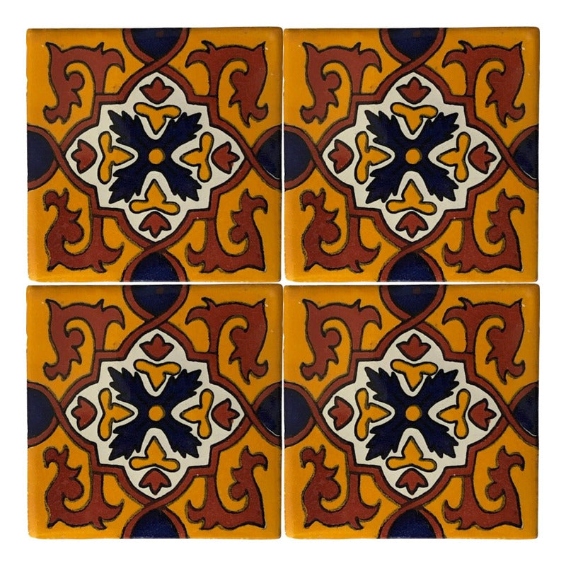 Azulejo Artesanal Talavera Liso 90pz #acln-24