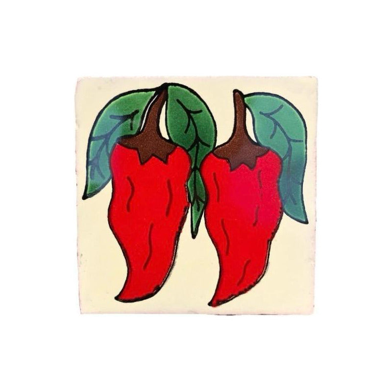 Azulejo 10.5cm Artesanal Tipo Talavera Liso 90pz #acln-02