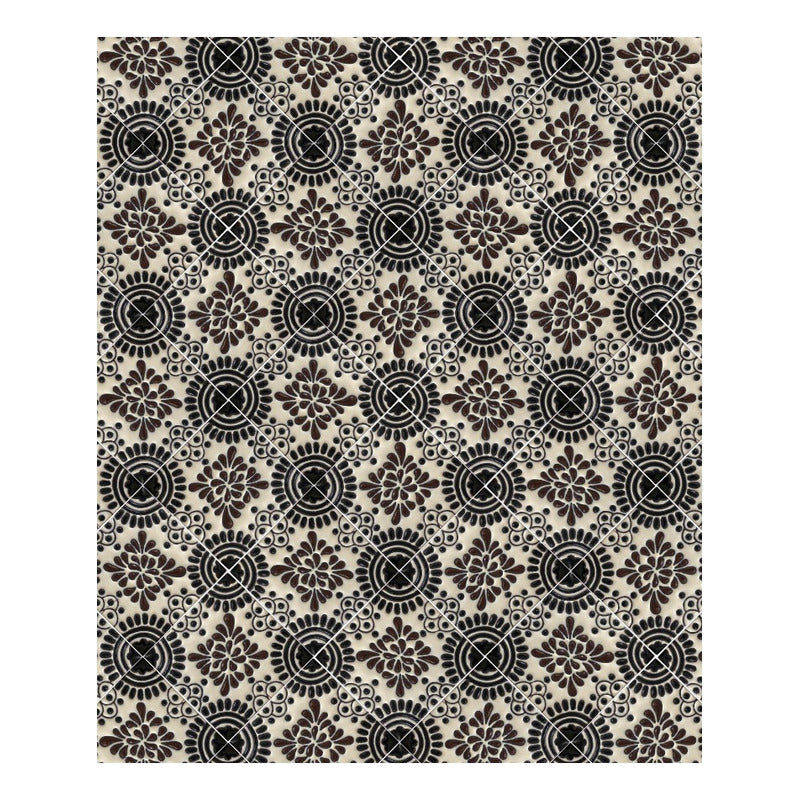 Azulejo 11cm Artesanal Talavera Relieve 90pz #acrs-33