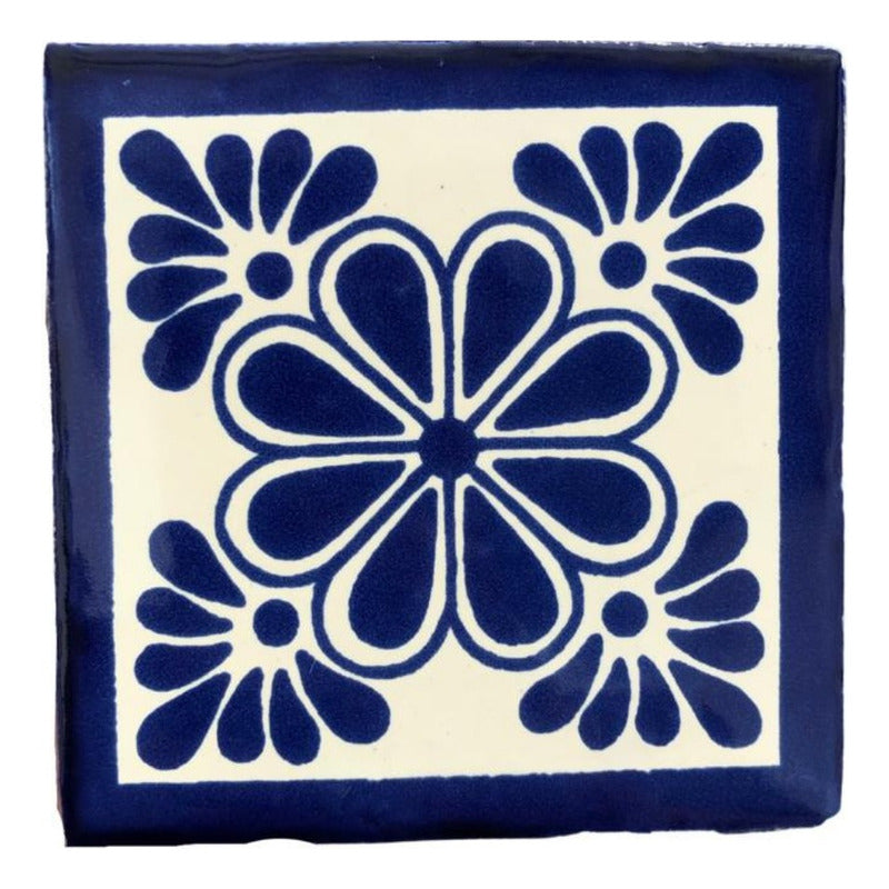 Azulejo Artesanal Talavera Liso 90pz #acls-59