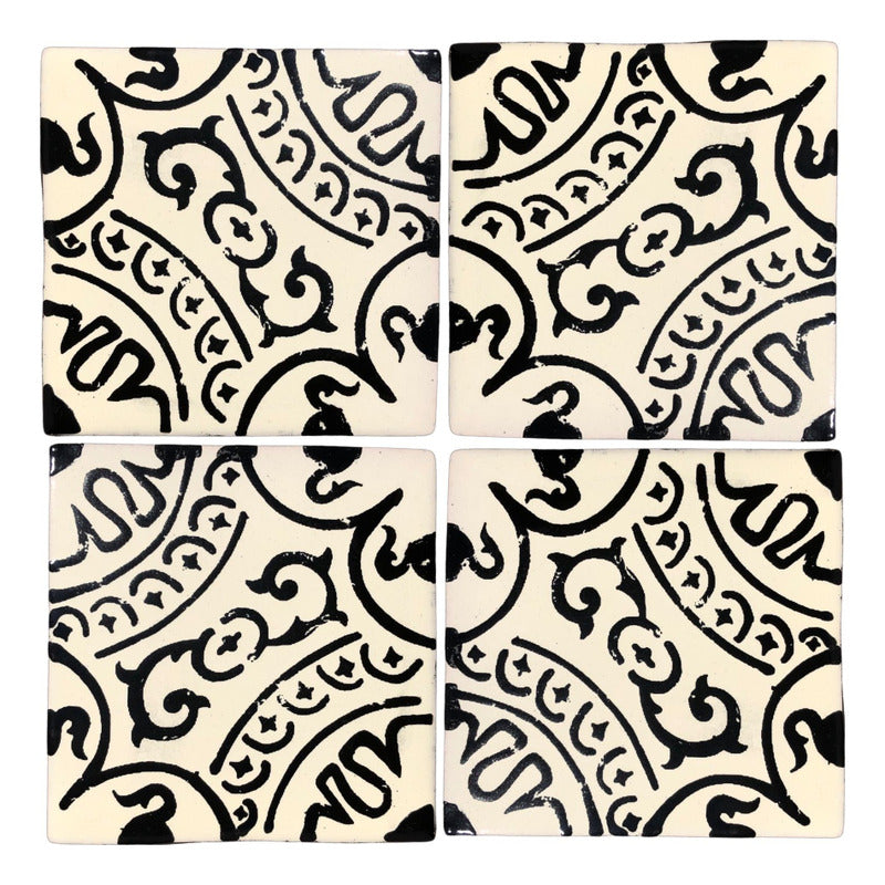 Azulejo 10.5cm Artesanal Talavera Liso 90pz #acls-118