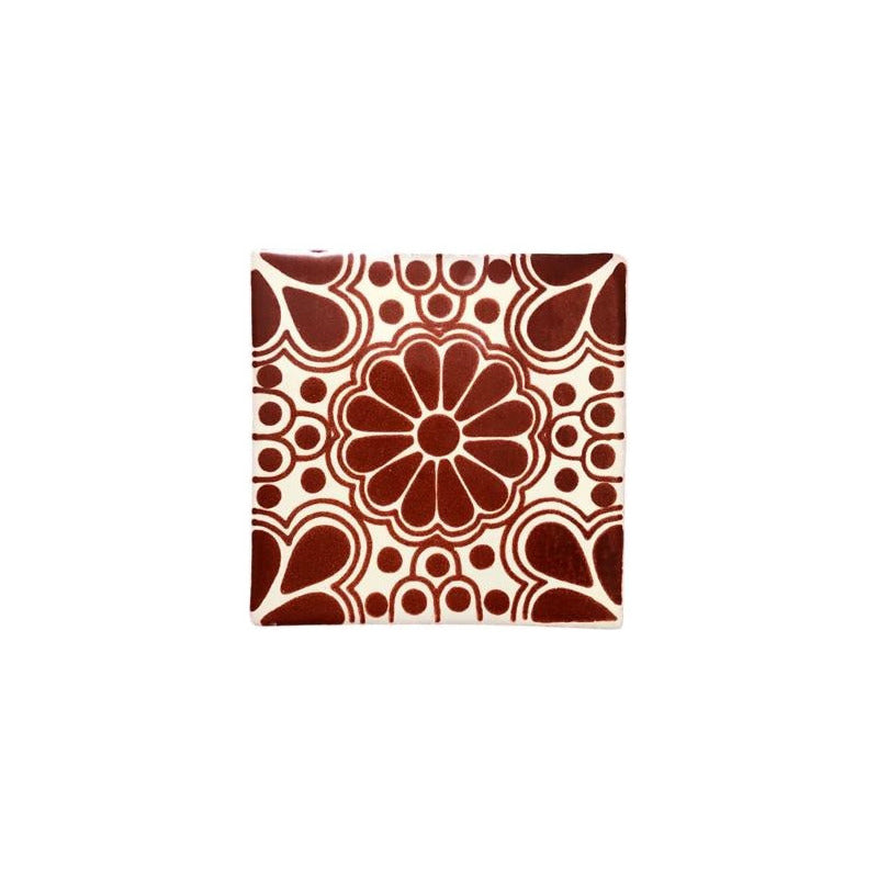 Azulejo 10.5cm Artesanal Talavera Liso 90pz #acls Acls-76