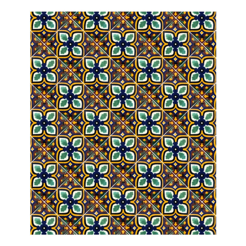 Azulejo Artesanal Talavera Liso 90pz #acln-46