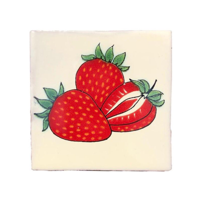 Azulejo 10.5cm Artesanal Tipo Talavera Liso 90pz #acln-03