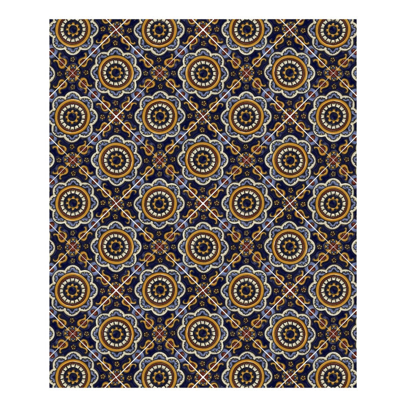 Azulejo 11cm Artesanal Tipo Talavera Relieve 90pz #acrs-26