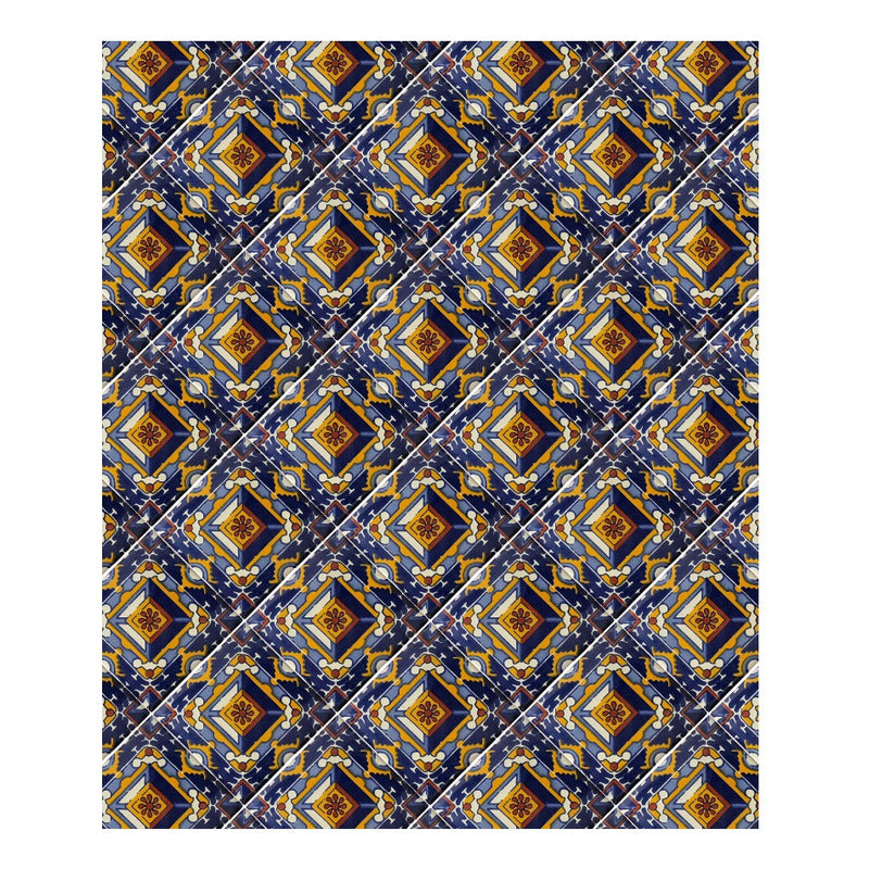 Azulejo Artesanal Tipo Talavera Liso 90pz #acln-21