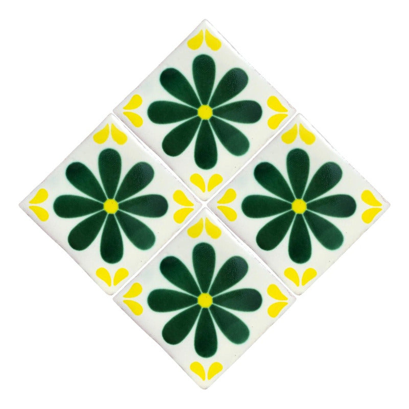 Azulejo Artesanal Talavera Liso 90pz #acls-102