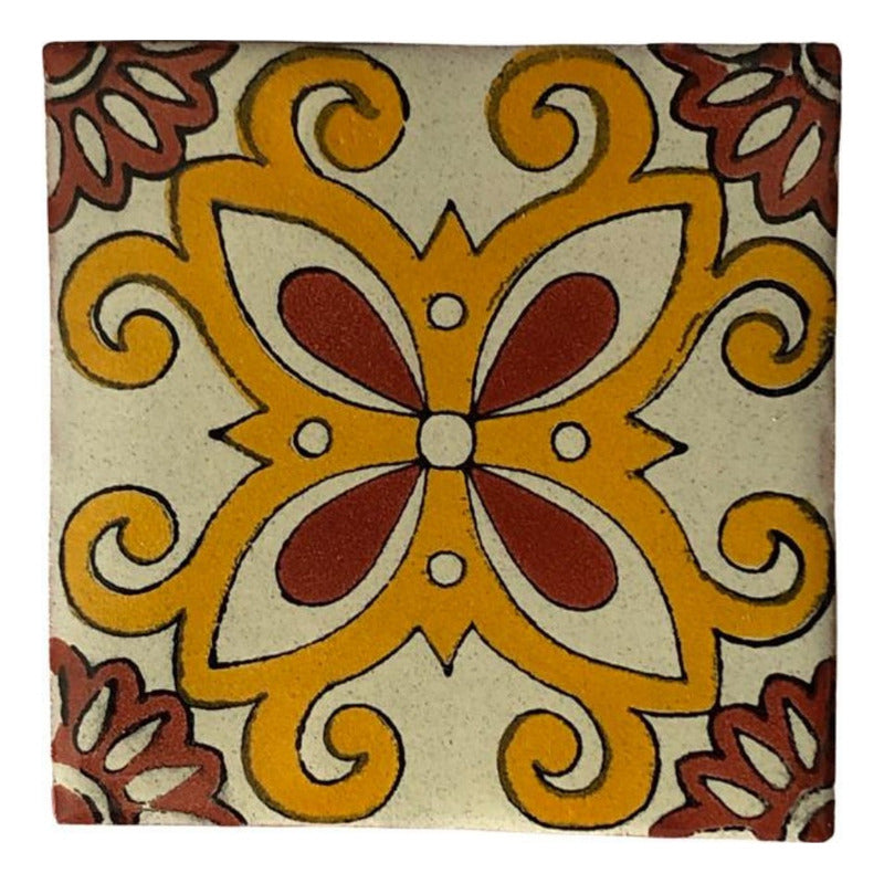 Azulejo Artesanal Tipo Talavera Liso 90pz #acln-19