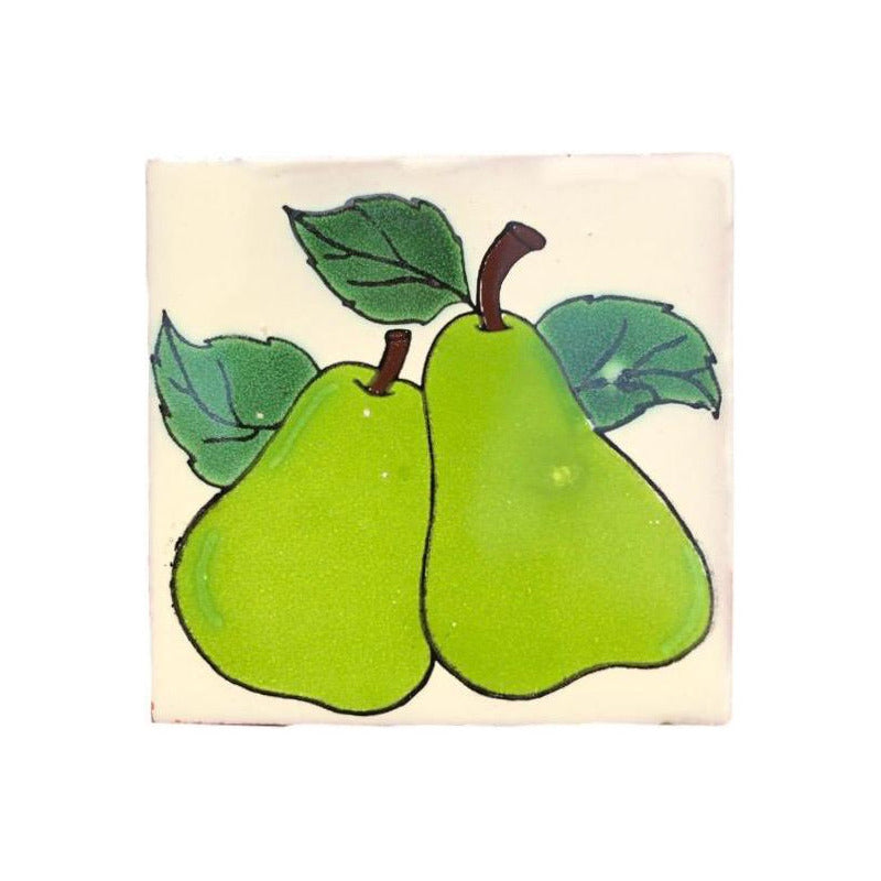 Azulejo 10.5cm Artesanal Tipo Talavera Liso 90pz #acln-08