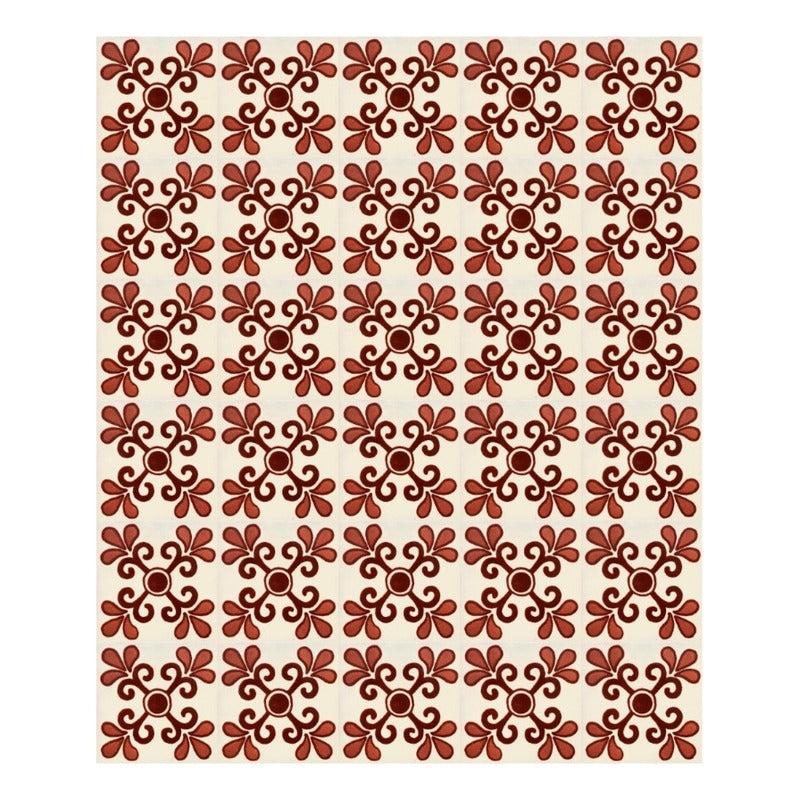 Azulejo 10.5cm Artesanal Talavera Liso 90pz #acls Acls-91